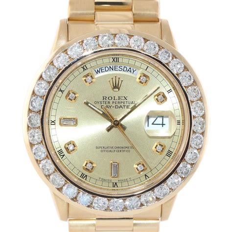 bezel rolex diamond